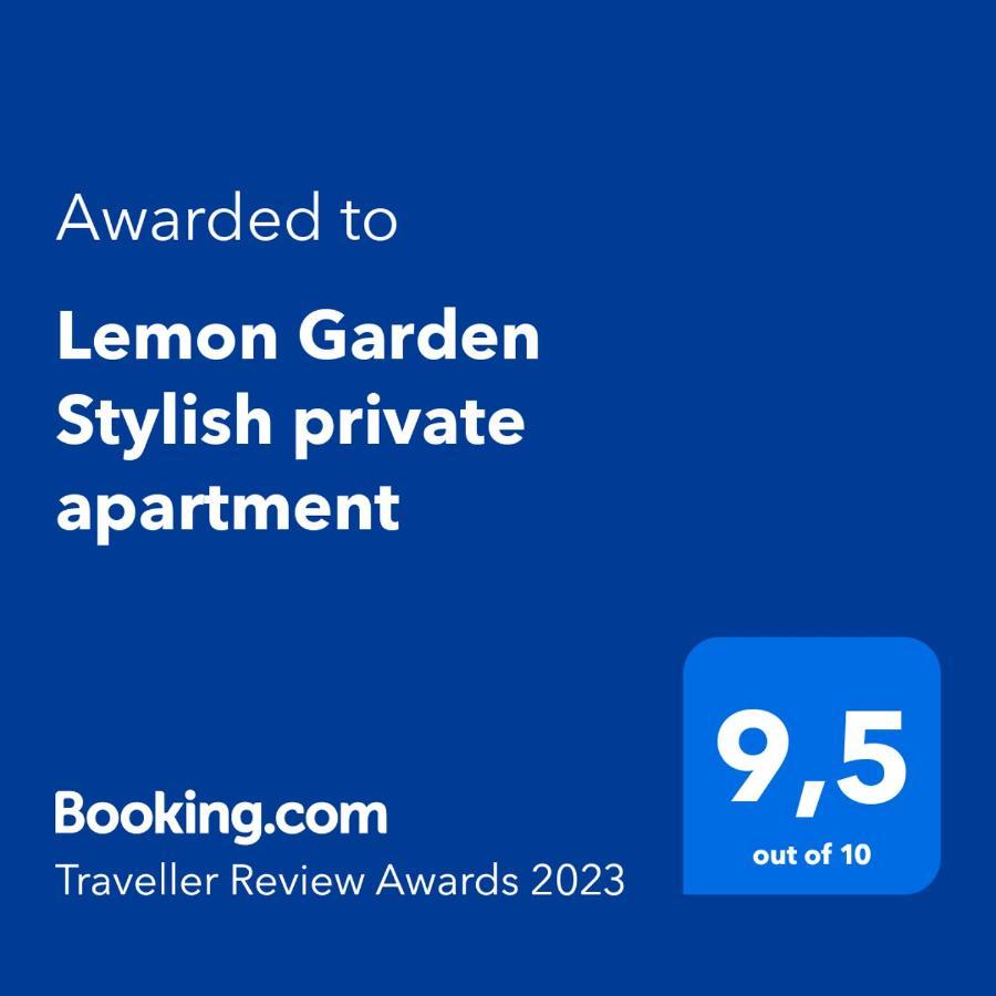 Lemon Garden Stylish Private Apartment Kalamata Luaran gambar
